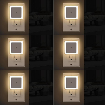 Noctia™ — LED noční světlo do zásuvky (6 ks)